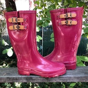 Chooka Rainboots in Garnet